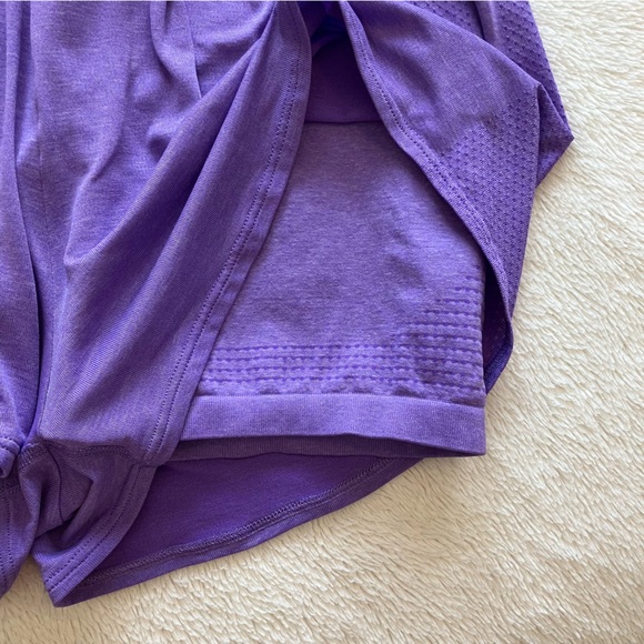 Gymshark Vital Seamless 2.0 2-IN-1 Shorts Bright Purple Marl XL - Picture 8 of 14